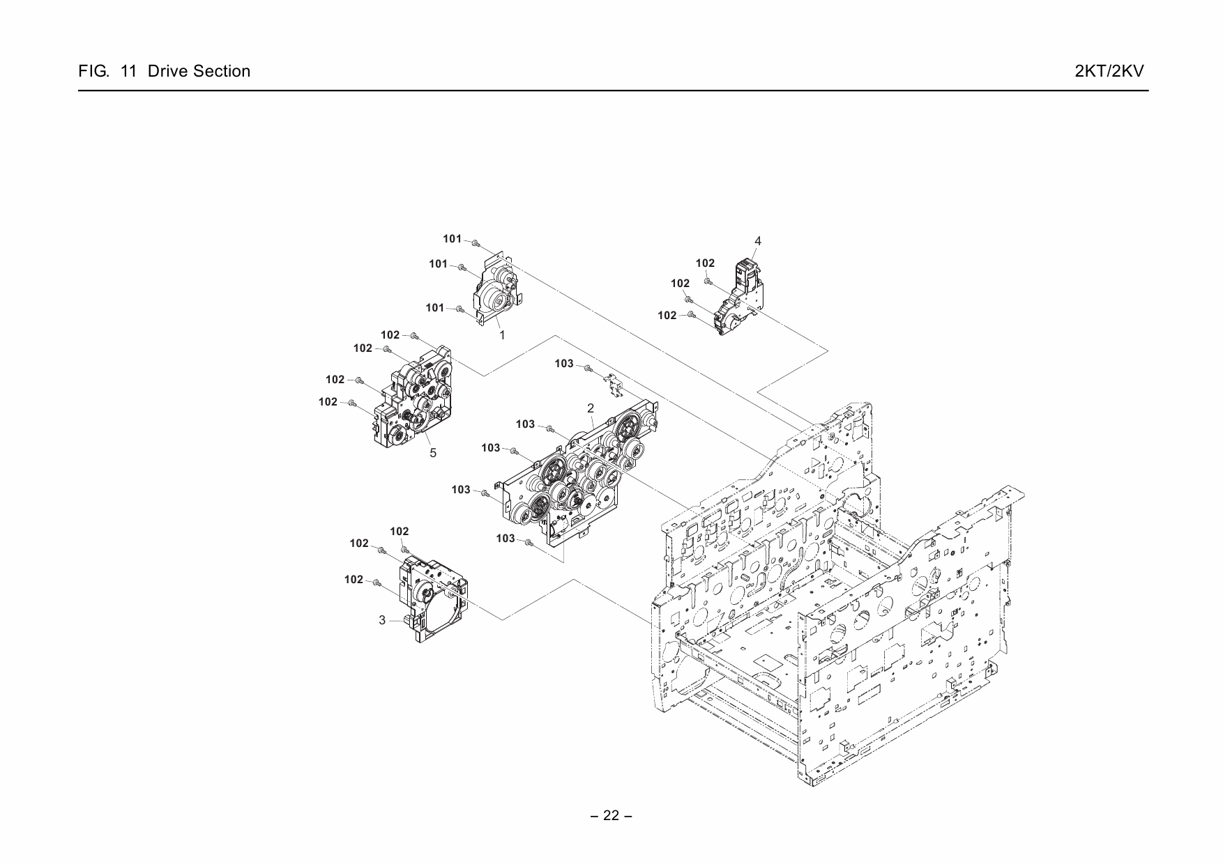 KYOCERA ColorLaserPrinter FS-C5150 FS-C5250 Parts and Service Manual-6